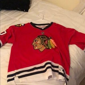 Blackhawks hockey jersey Patrick sharp number 10